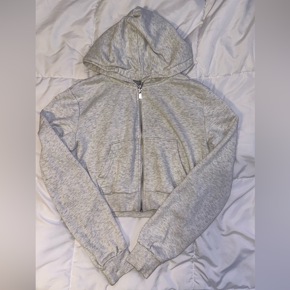 Cropped longsleeve jacket